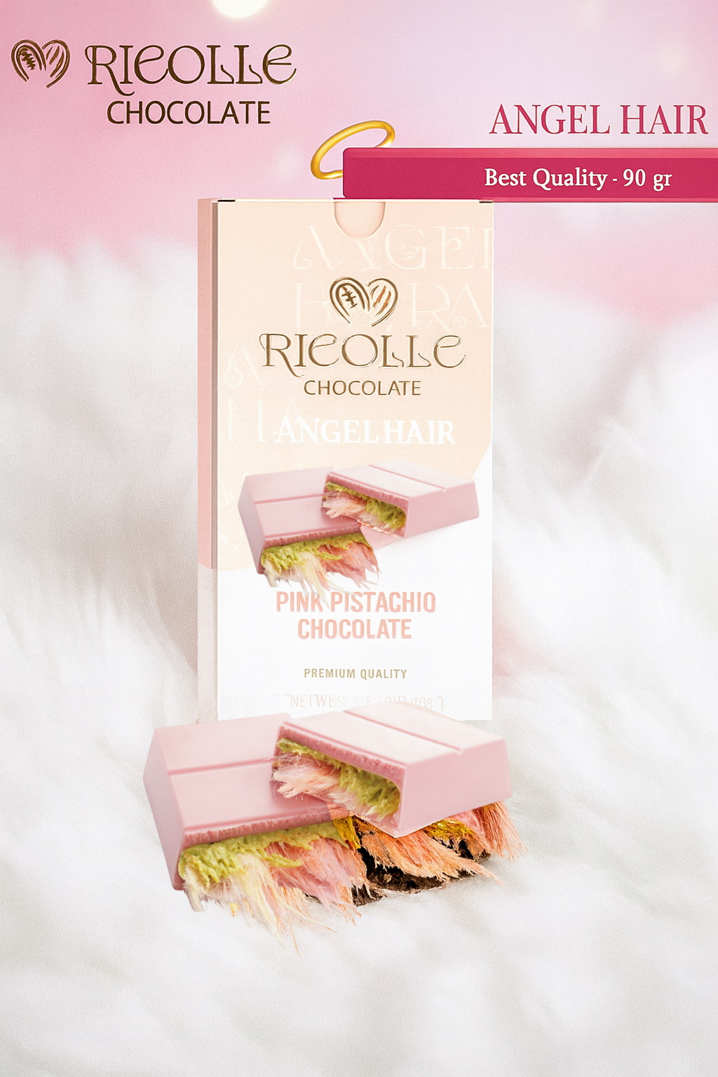 Ricolle Chocolate Angel Hair Series 90 Gr - Görsel 3