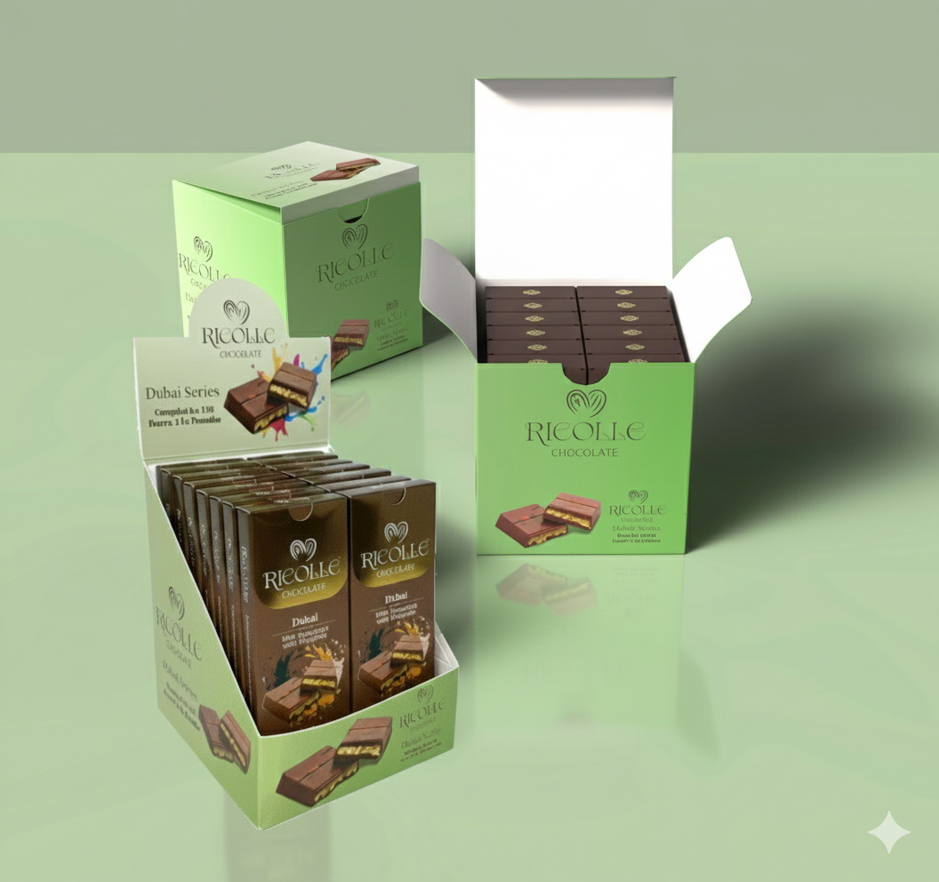 Ricolle Chocolate Dubai Series 100 Gr - Görsel 3